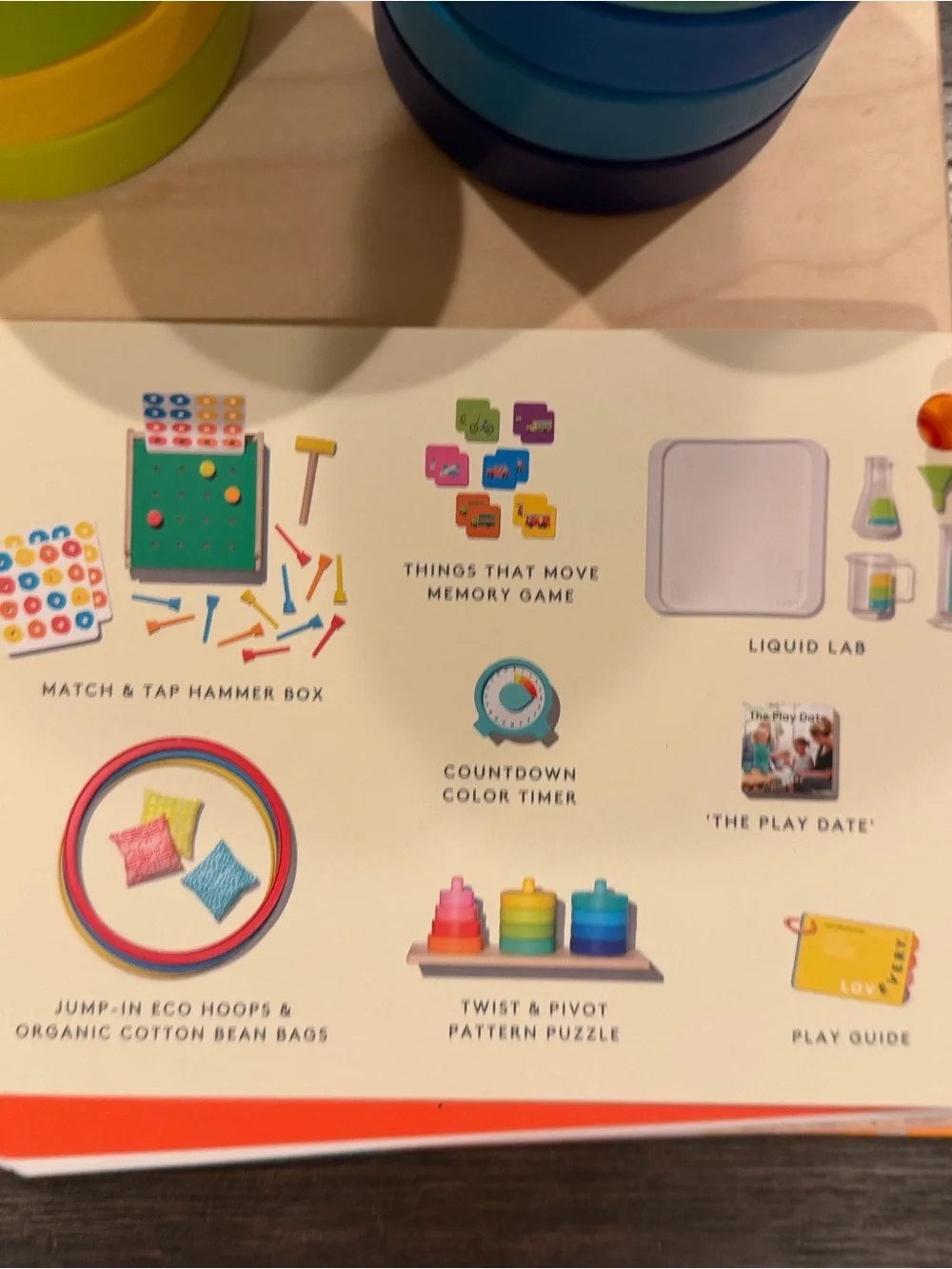 Montessori-Style Colorful Stacking & Sorting Toy Set - Lovevery investigator